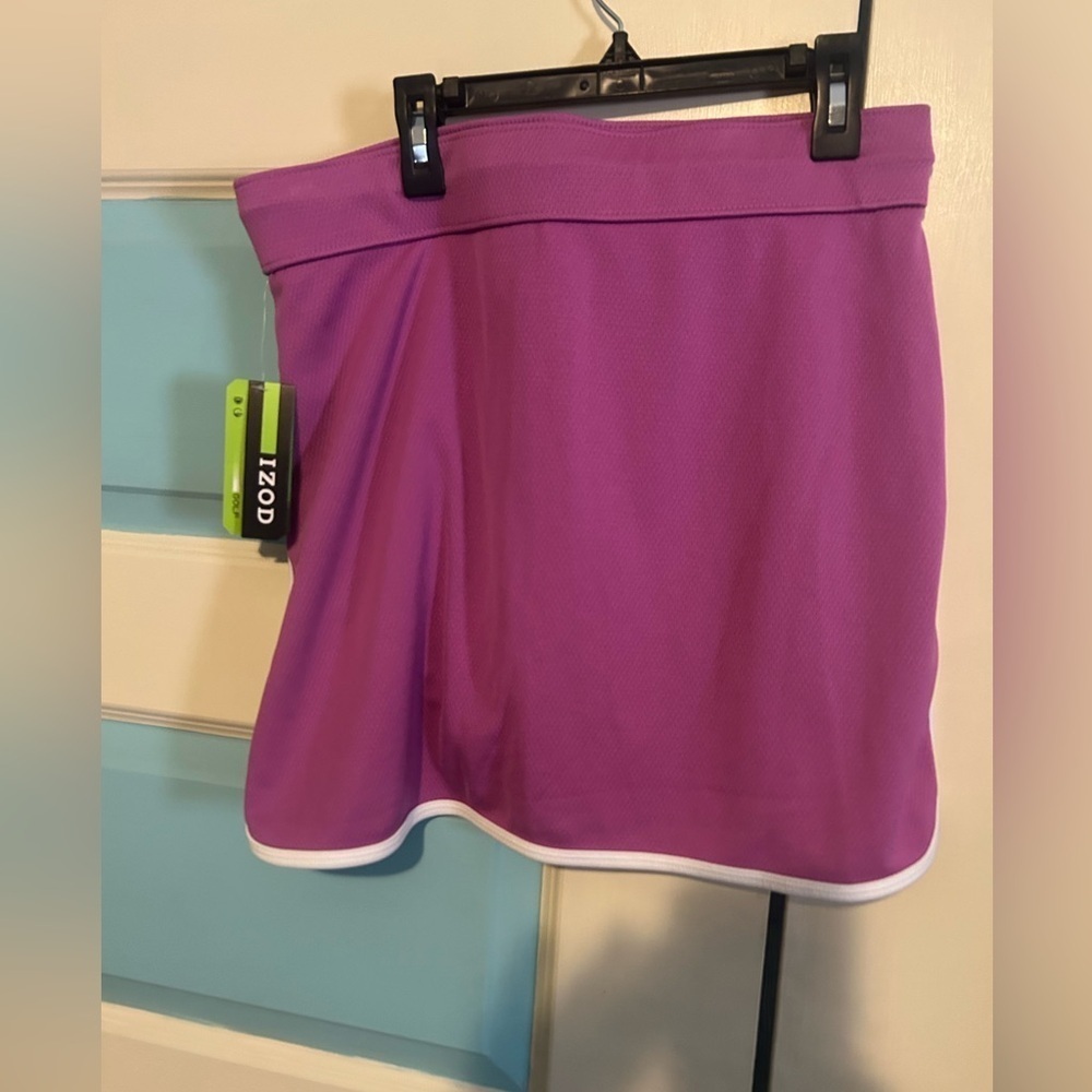 Izod Purple and White Skort - Picture 3 of 4